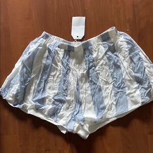 100% cotton Blue and White Women's Shorts S NEW